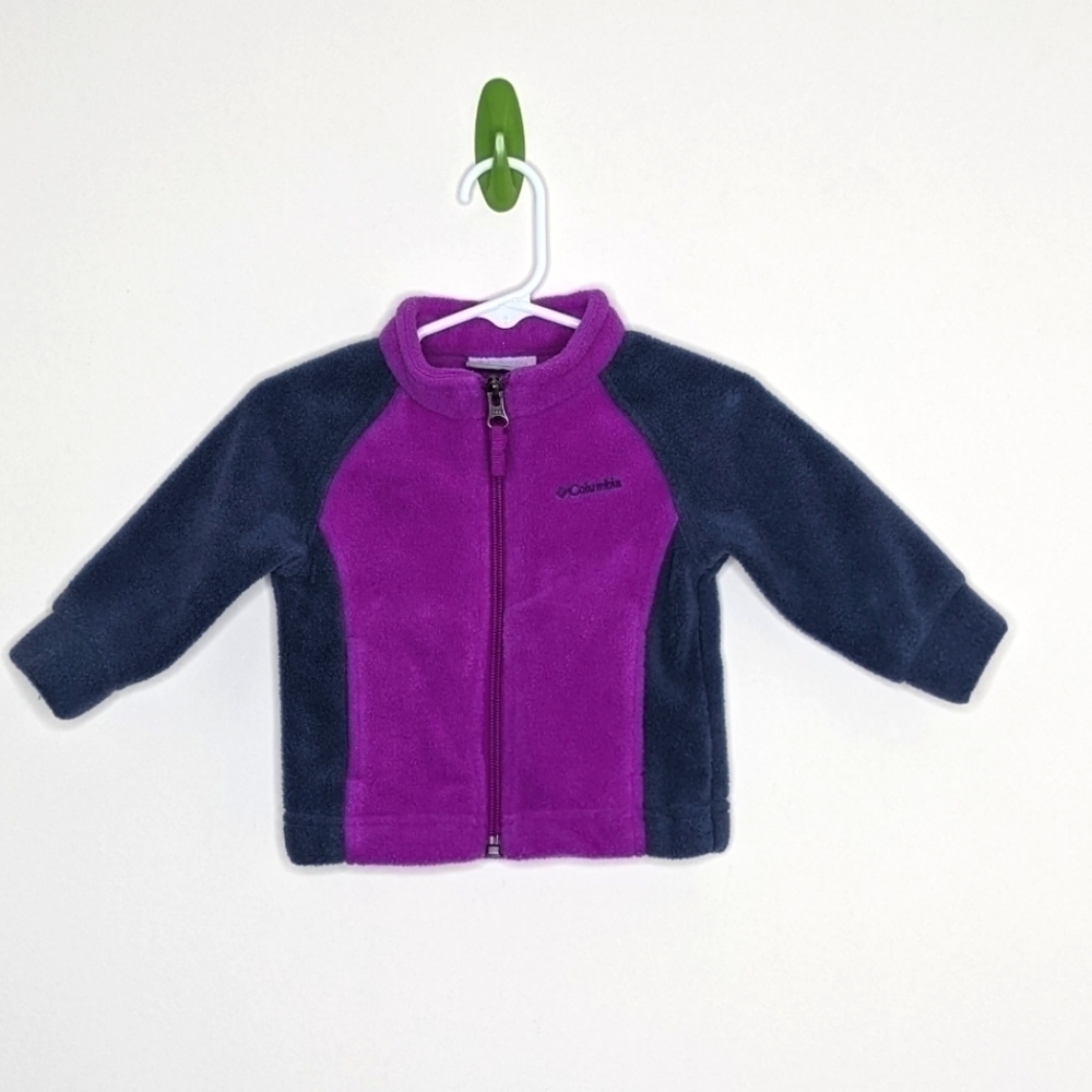Columbia Fleece Purple Jacket Coat 3-6m